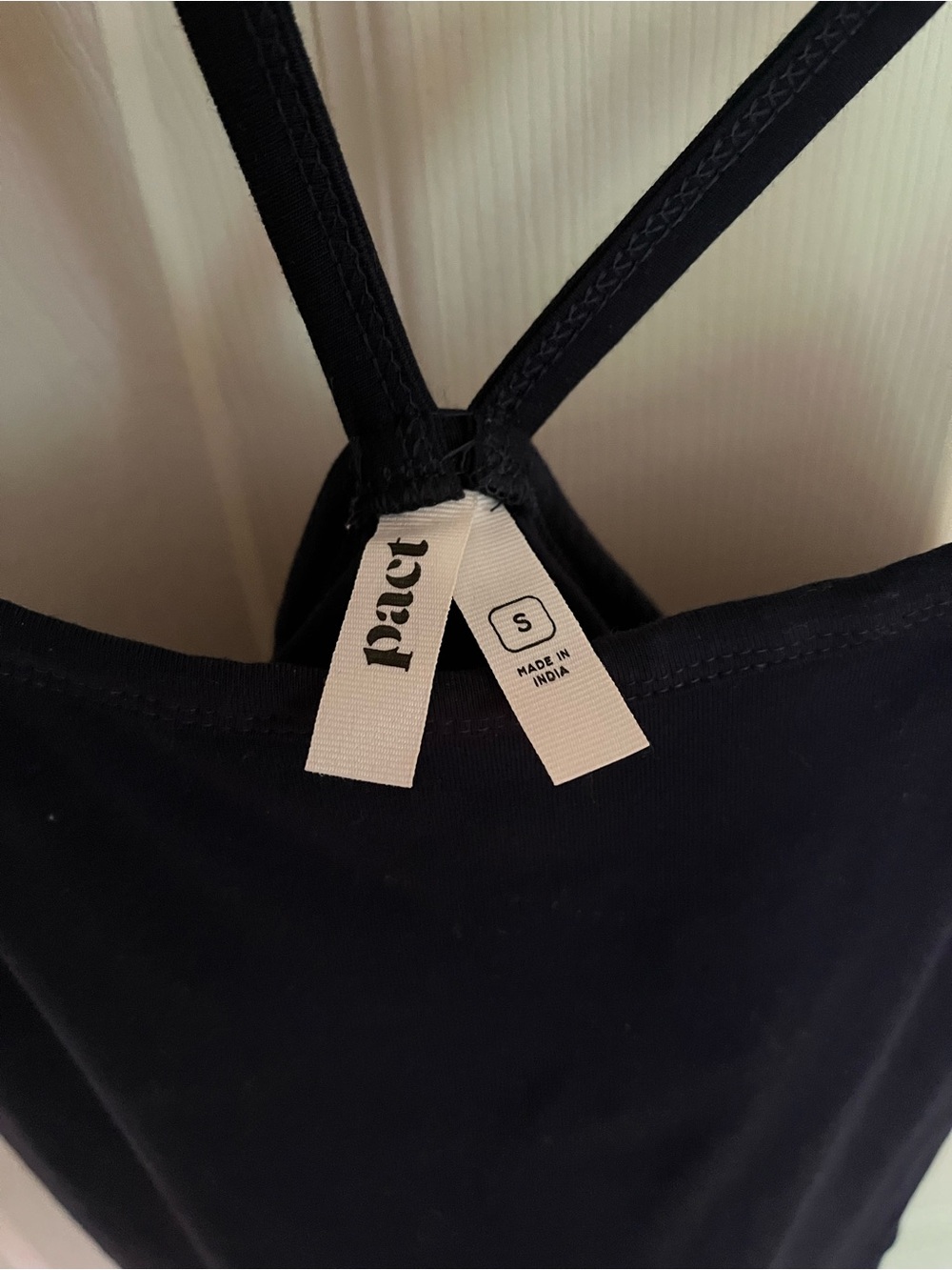 Pact Organic Fit & Flare Midi Dress. Small (short) Navy. Fits between S/XS imo. - Picture 5 of 7